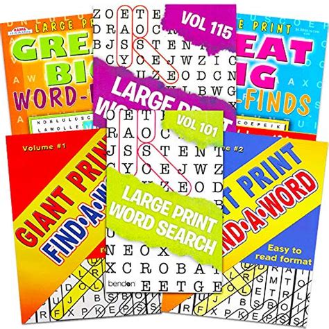 Kappa Super Saver Large Print Word Search Puzzle Pack Set 43 Off