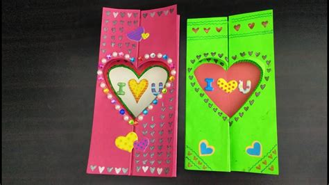 These free printable valentines include valentines day activities, preschool crafts for valentines day, kindergarten print them out to use as an activity at home, to decorate your walls, or as a time filler for your class valentines party. How to make Easy Greeting cards at Home | Handmade ...