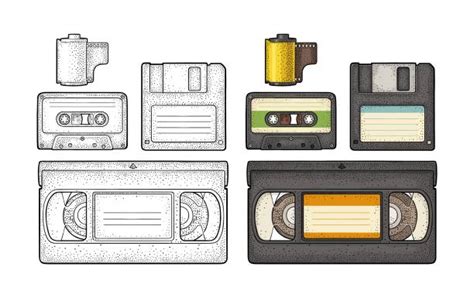 Best Vhs Tape Illustrations Royalty Free Vector Graphics And Clip Art