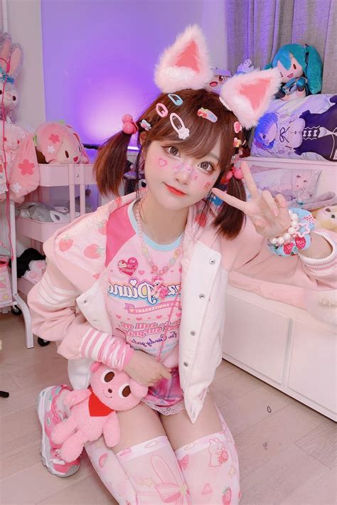 Cute Xiaorouseeu Tiktok Viral Inicio Home Cosplay China Douyin Anime Cosplay Girls
