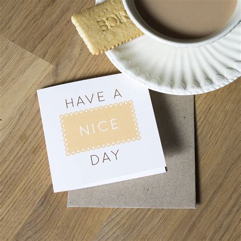 Have A Nice Day Mini Card By Lovely Cuppa