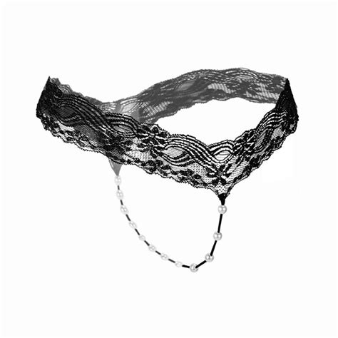 Erotic Lingerie For Women Lace Pearl Thongs And G String T Back Sexy