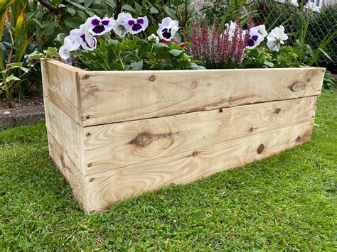 Rustic Farmhouse Garden Planters By Cw Bespoke Outdoor Pick Etsy Uk