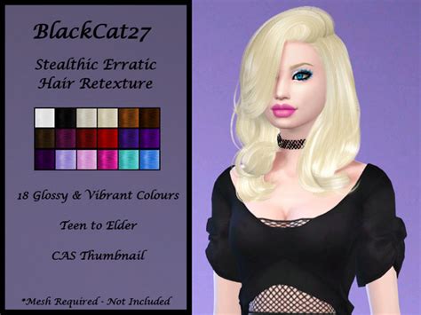 The Sims Resource Blackcat27 Nightcrawler Latte Hair Retexture Mesh