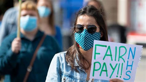 NHS Workers March On London To Demand Pay Rise Stop Clapping Start Paying Mirror Online