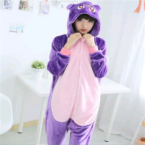 Buy Kigurumi Onesies Cosplay Diana Purple Luna Cat