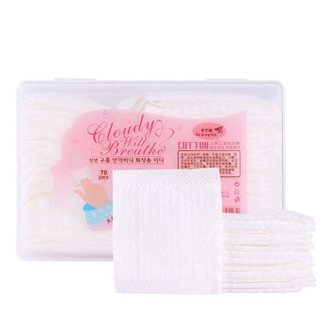 70pcsbox Thickened Finger Sleeved Cleansing Cotton Hand Inserted Boxed Cotton Pad Remover
