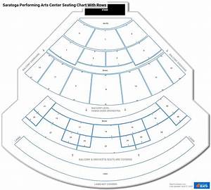 Saratoga Performing Arts Center Seating Chart Rateyourseats Com