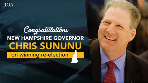 rga congratulates new hampshire governor chris sununu on his re election