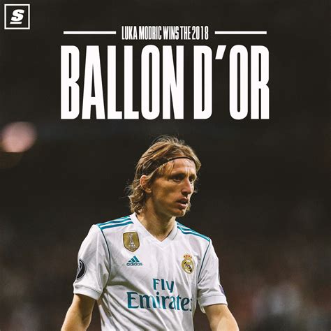 Luka Modric Wins The 2018 Ballon Dor