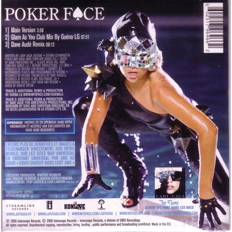 Poker face lady gaga piano cover. Poker Face (CDS French) - Lady GaGa mp3 buy, full tracklist