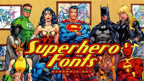 30 Best Superhero Fonts Free Premium 2022 Hyperpix