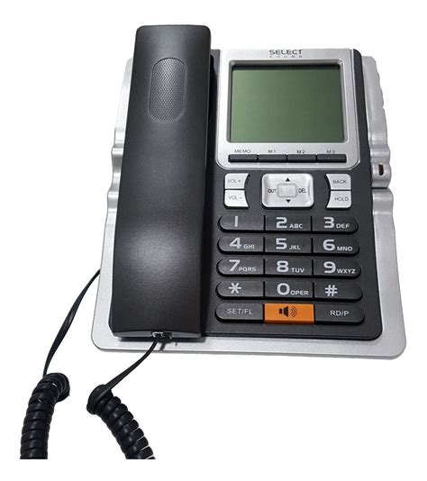 Teléfono De Escritorio Select Sound Con Caller Id Alarma 39900 En
