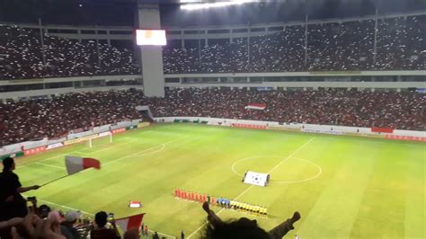 National Anthem Of Indonesia Indonesia Raya At Batakan Stadium