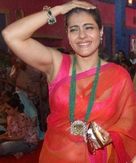 Go Watch Live Kajol Hot Armpits In Sleeveless Blouse And Saree Pics