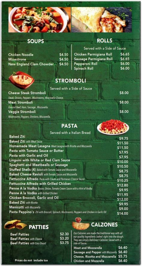 Peppinos Pizza Restaurant In The Bronx Menus And Photos
