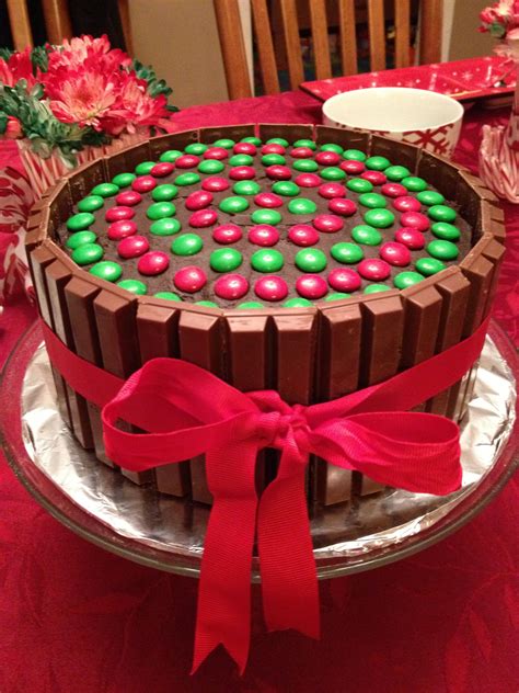 Christmas Kit Kat Cake Kit Kat Cake Creative Christmas Food Kitkat Cake