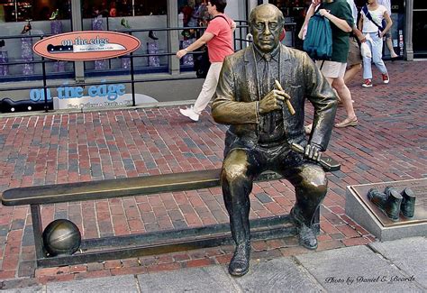 Statue Of Red Auerbach In Boston Arnold Red Auerbach Is Flickr