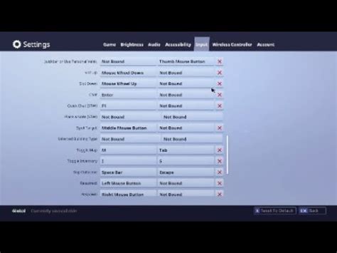 Toggle mute on discord (custom key bind). My Favourite Fortnite PS4 Mouse/Keyboard Settings - YouTube