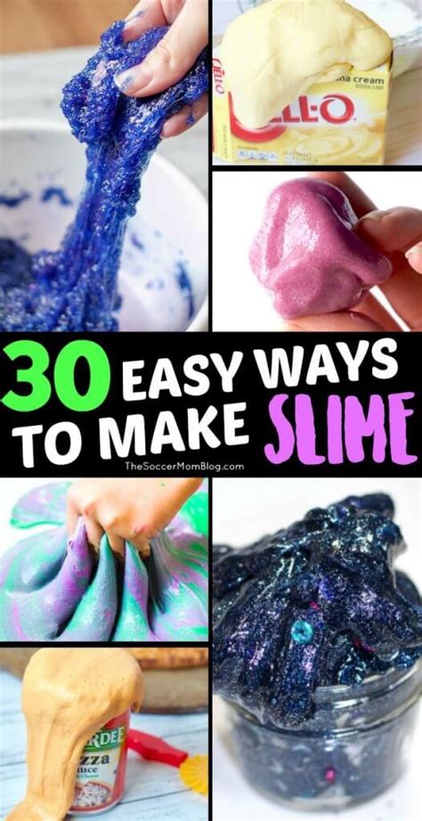 30 Awesomely Easy Ways To Make Slime Over 20 Slime Videos