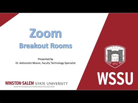 This article is a detailed guide to help you set them up for your team. Zoom Breakout Rooms - YouTube