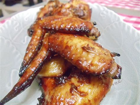 Celup ayam di dalam kuah percik dan panggang sehingga masak. Life is colorful: Step by Step.. Kepak Ayam Panggang Bermadu