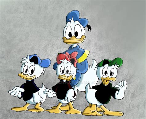 Donald Duck And Nephews By Matiz1994 On Deviantart