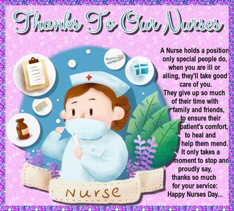 Thanks To Our Nurses Free Nurses Day Ecards Greeting Cards 123