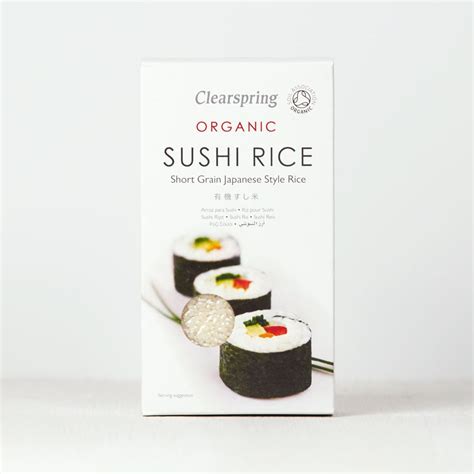 Organic Sushi Rice Short Grain Japanese Style Rice Clearspring Ltd