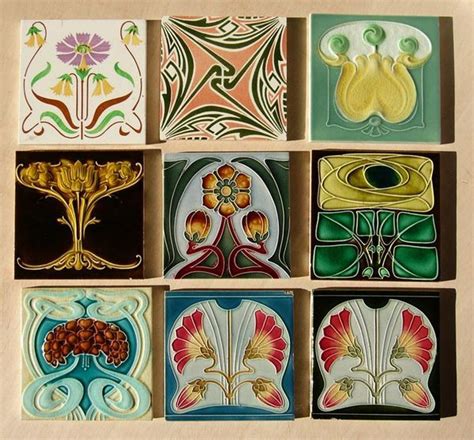 I Am Absolutely Insanely In Love With Art Nouveau Tiles Here Is My