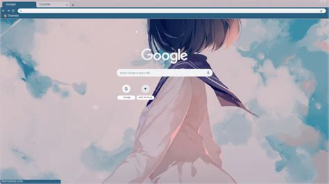 Girl Anime Chrome Theme Themebeta