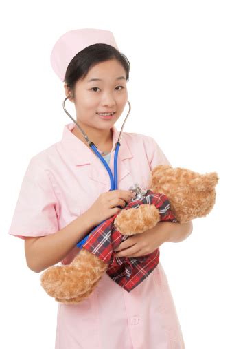 중국 간호사 흰색 바탕에 그림자와 간호사에 대한 스톡 사진 및 기타 이미지 간호사 건강관리와 의술 듣기 Istock