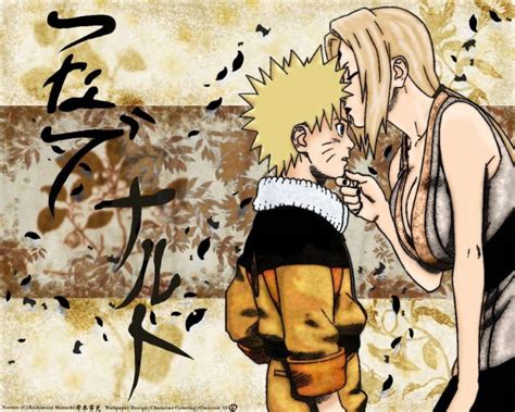 Tsunade Kisses Naruto Painting Anime Naruto Shippuuden Uzumaki Naruto Tsunade Hd Wallpaper