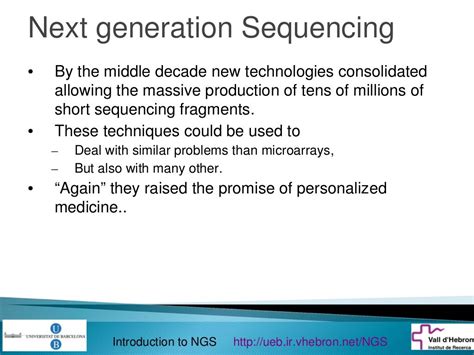 Introduction To Next Generation Sequencing