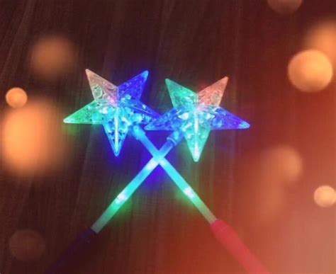 Led Magic Star Wand Flashing Lights Up Glow Sticksid10982118 Buy