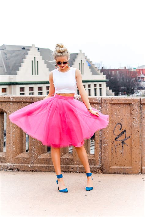 hot pink tulle skirt love n labels