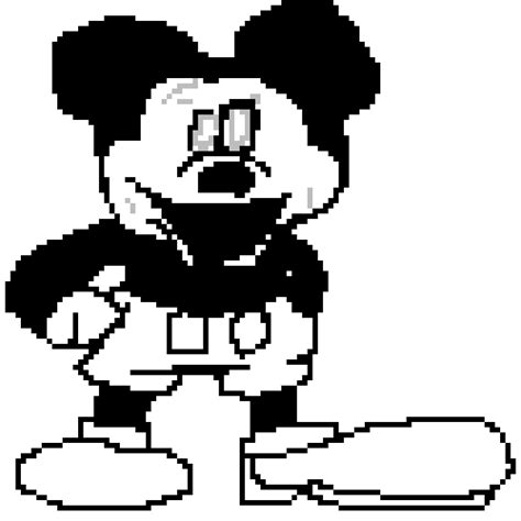 Pixilart Fnf Mickey Mouse Avi  By Among Us Isaac