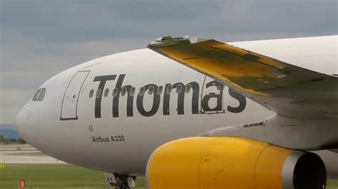 Missing Winglet Thomas Cook A330 Oy Vkf Landing At Manchester