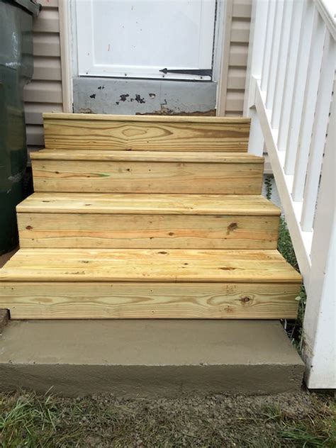 Exterior Wood Steps - Glenside | JR Carpentry & Tile