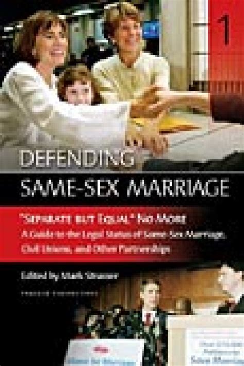 Defending Same Sex Marriage • Abc Clio