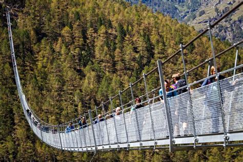 Worlds Longest Pedestrian Suspension Bridge Opens In Switzerland