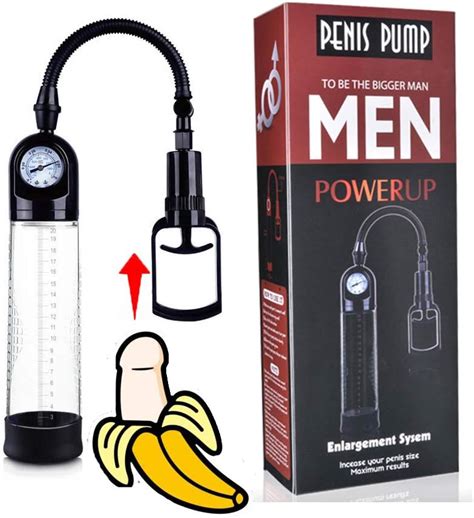 Manual Control Pènis Vacuum Pump For Men T Handle And Pressure Gauge Exercise Kit