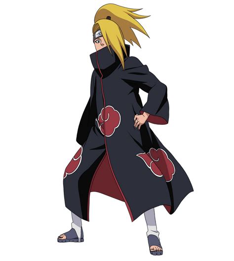 Deidara Render By Xuzumaki On Deviantart