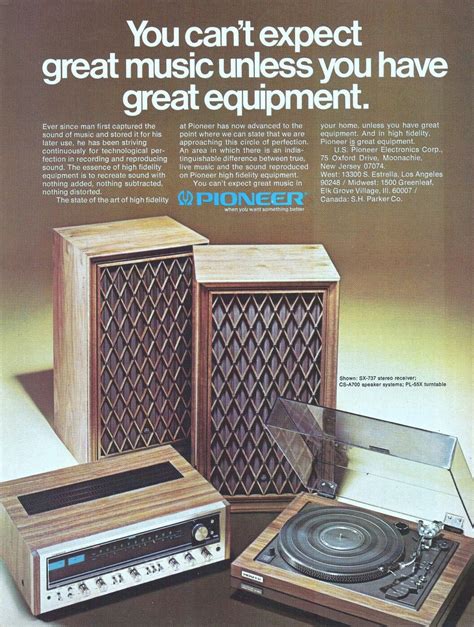 70s Pioneer Stereo Vintage Electronics Vintage Speakers Vintage Radio