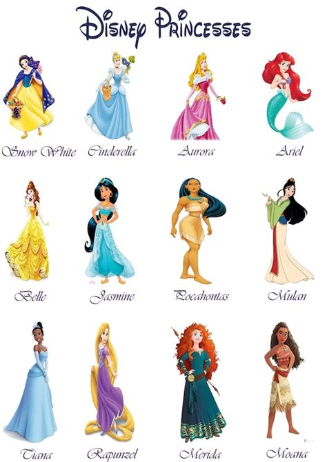 Disney Princesses Etsy