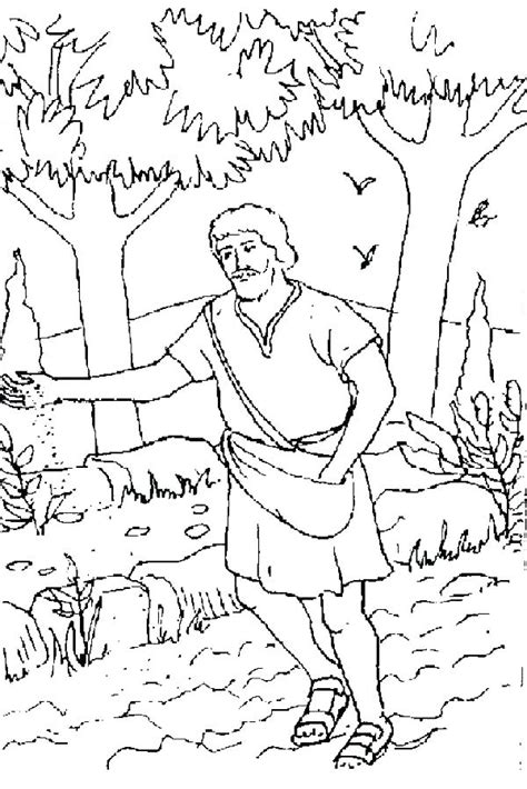 Parable Coloring Pages At Free