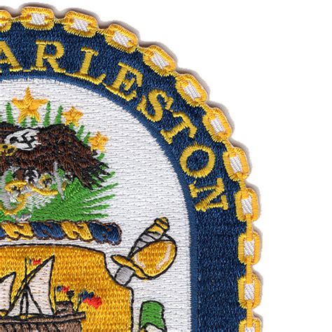 Uss Charleston Lcs 18 Patch Ship Patches Navy Patches Popular Patch