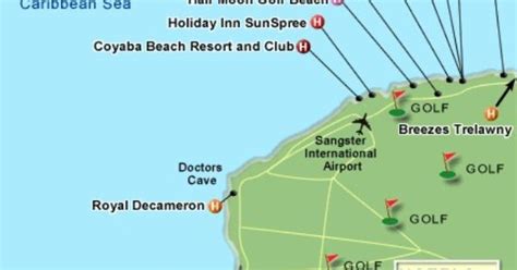 Montego Bay Jamaica Resort Map Romanticplanetca Resort Maps