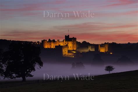 Autumn Mists Alnwick Castle Darryn Wade