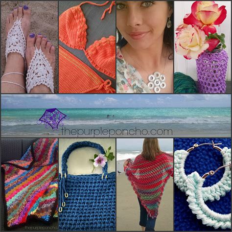 Summertime Crochet Patterns The Purple Poncho